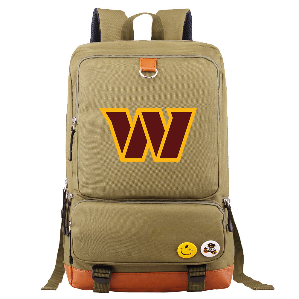 Washington Commanders Football Team Rugby Proof Backpack NoteBook Laptop School Bag