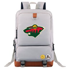 Minnesota Wild Hockey Team Proof Backpack NoteBook Laptop School Bag