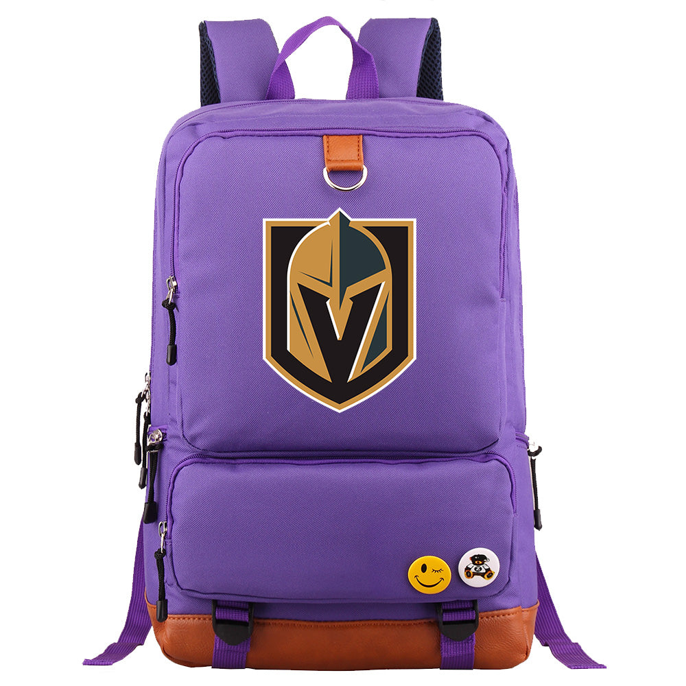 Vegas Golden Knights Hockey Team Proof Backpack NoteBook Laptop School Bag