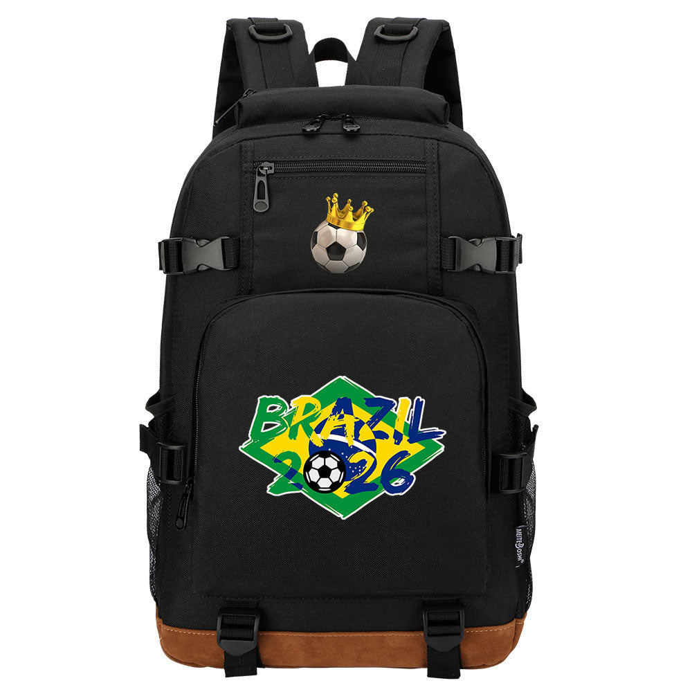 2026 Football Waterproof Backpack School Notebook Travel Bag