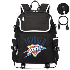 Oklahoma City Thunder Backpack School Notebook Travel Bags