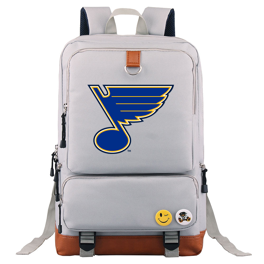 St Louis Blues Hockey Team Proof Backpack NoteBook Laptop School Bag