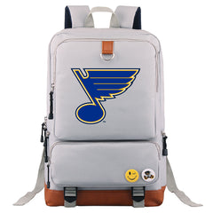 St Louis Blues Hockey Team Proof Backpack NoteBook Laptop School Bag
