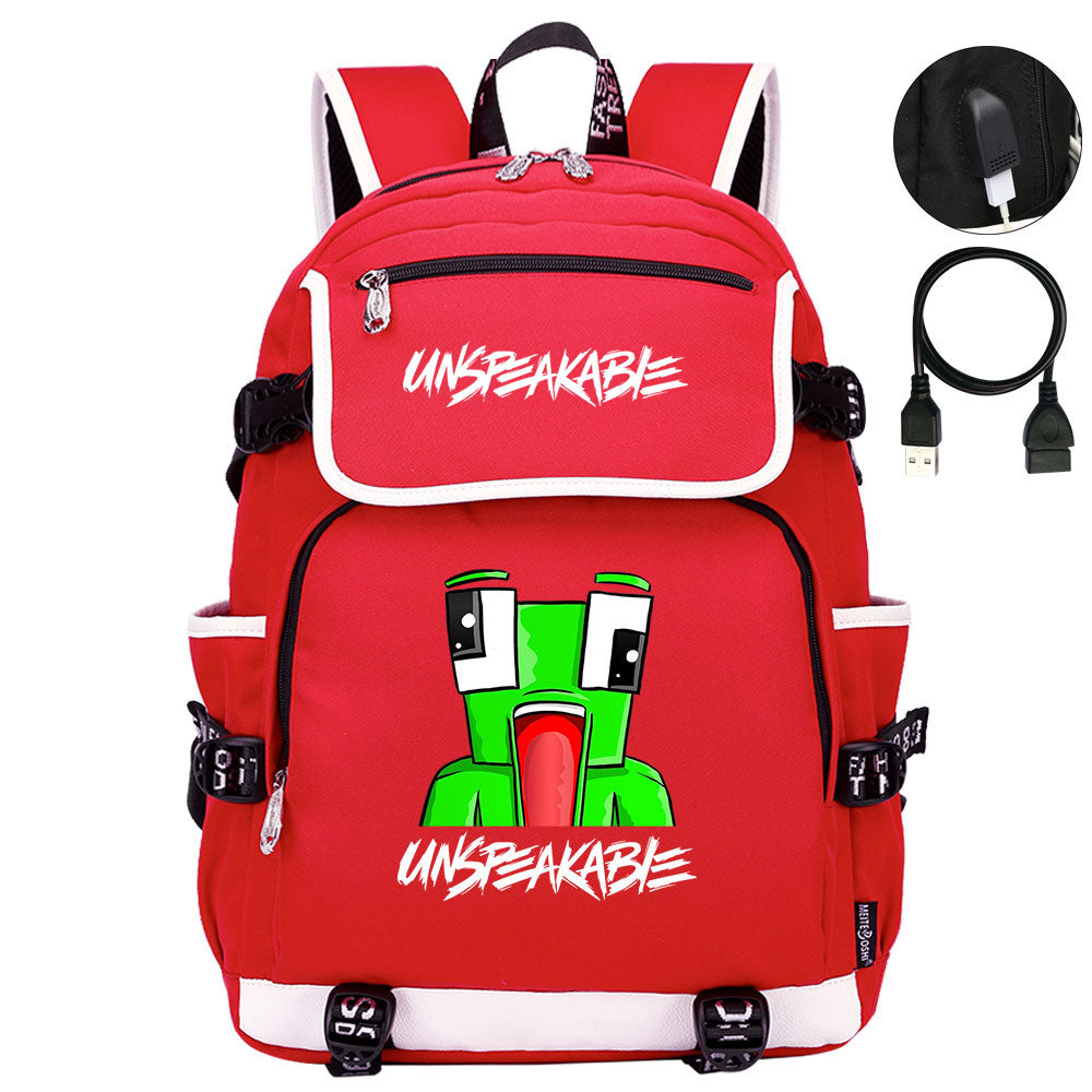Game Unspeakable Backpack School Notebook Travel Bags
