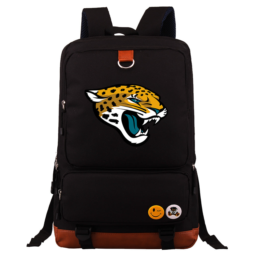 Jacksonville Jaguars Football Team Rugby Proof Backpack NoteBook Laptop School Bag