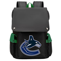 Vancouver Canucks Hockey Team School Backpack Oxford Laptop Bag