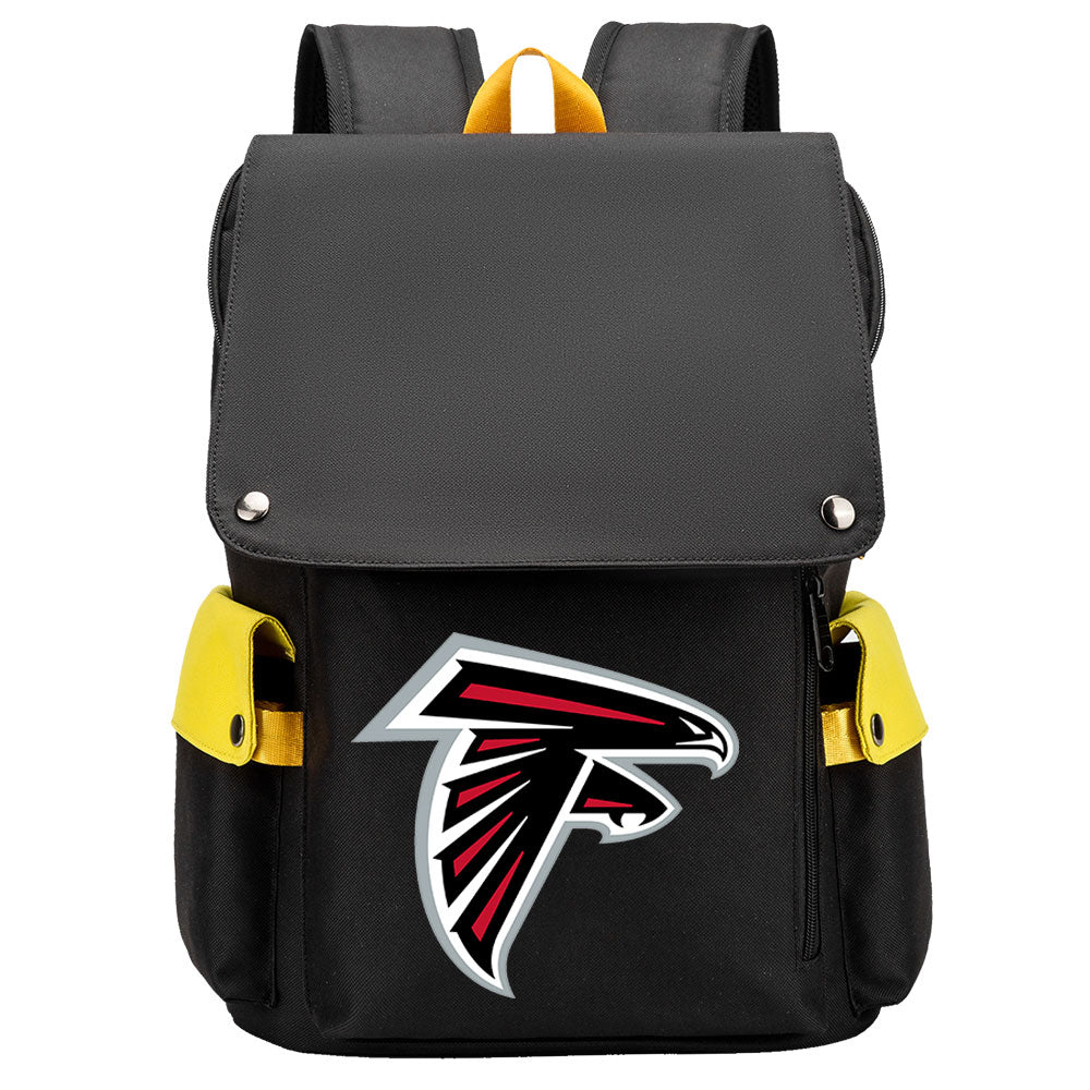 Atlanta Falcons Football Team Rugby Laptop Backpack Oxford School Bag