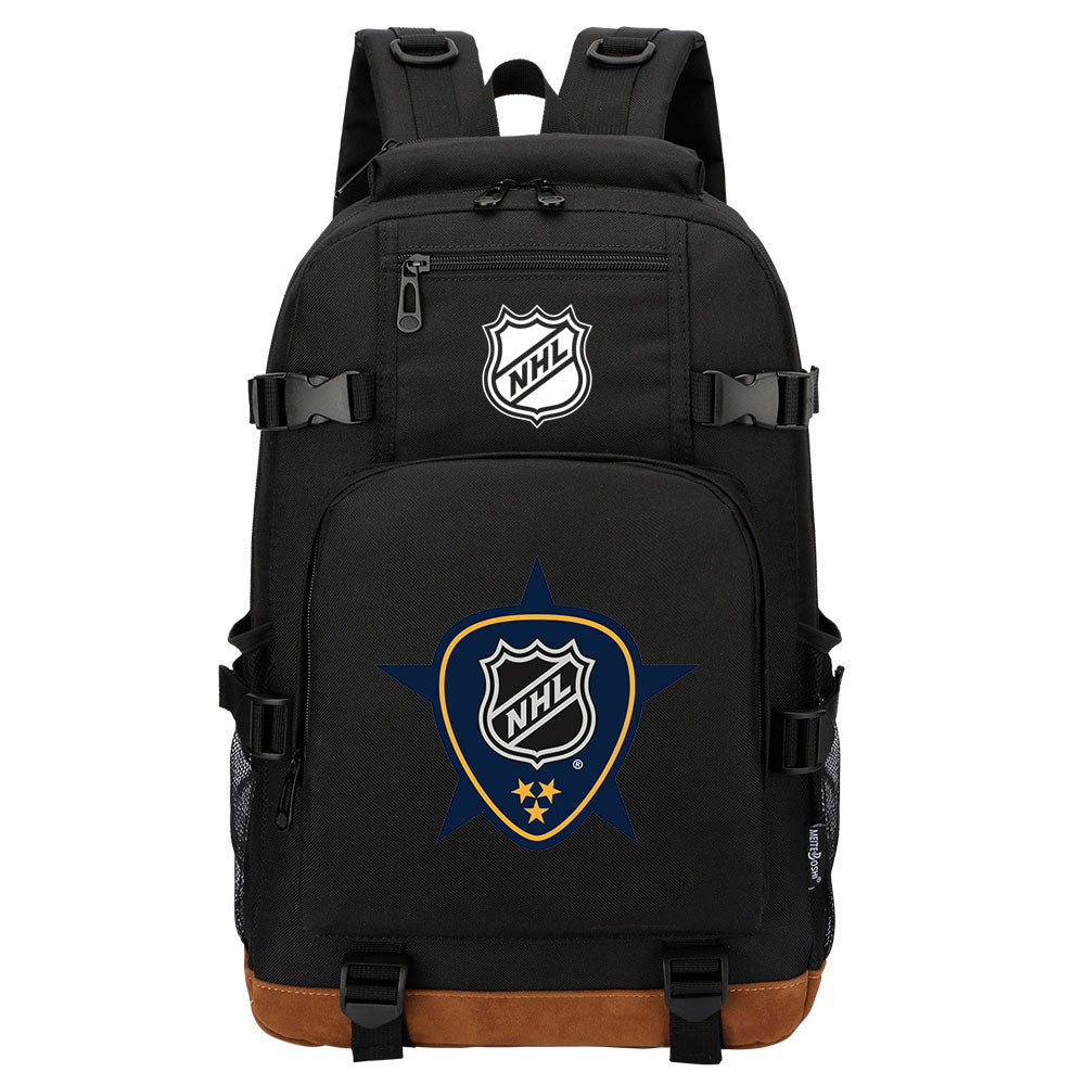 Hockey Team Waterproof Backpack School Notebook Travel Bag