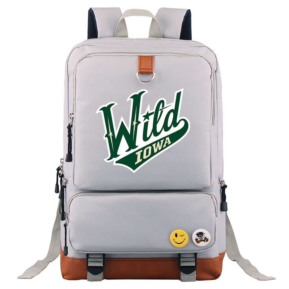 Iowa Wild Hockey Team Proof Backpack NoteBook Laptop School Bag