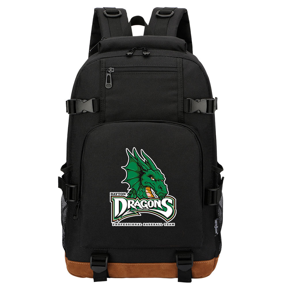 Dayton Dragons Waterproof Backpack School Notebook Travel Bag