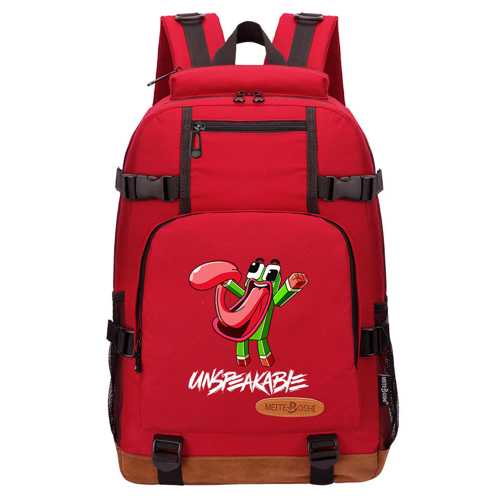 Game Unspeakable Frog Waterproof Backpack School Notebook Travel Bag