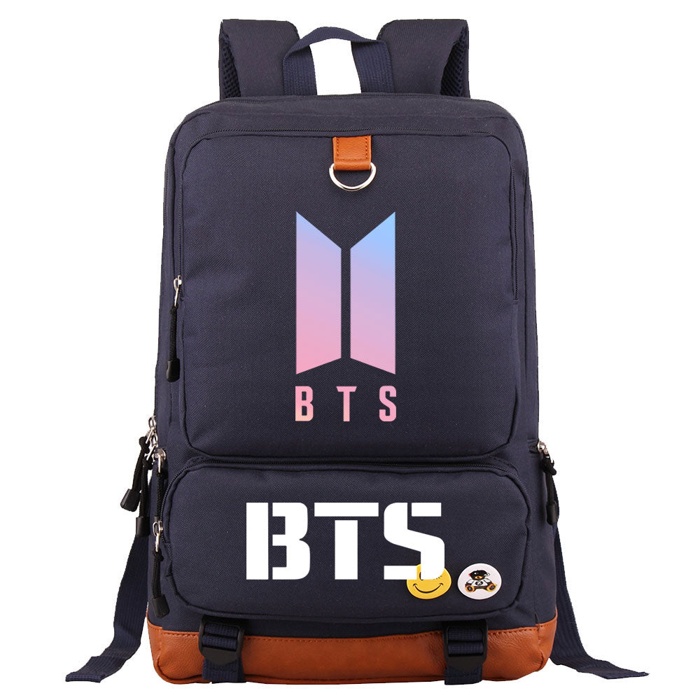 BTS Proof Backpack NoteBook Laptop School Bag