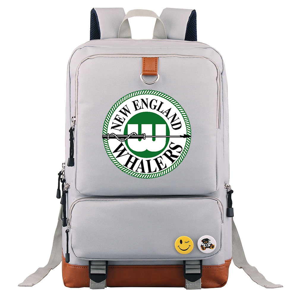 New England Whalers Proof Backpack NoteBook Laptop School Bag