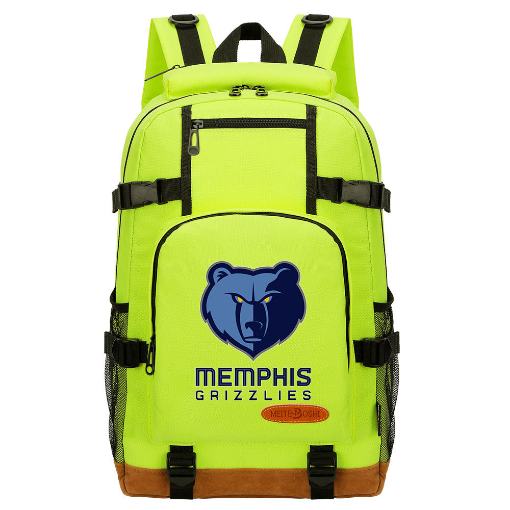 Memphis Grizzlies Waterproof Backpack School Notebook Travel Bag