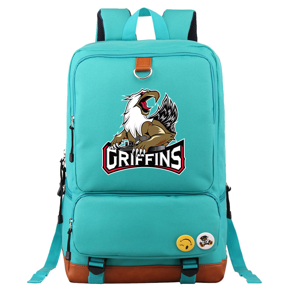 Grand Rapids Griffins Hockey Team Proof Backpack NoteBook Laptop School Bag