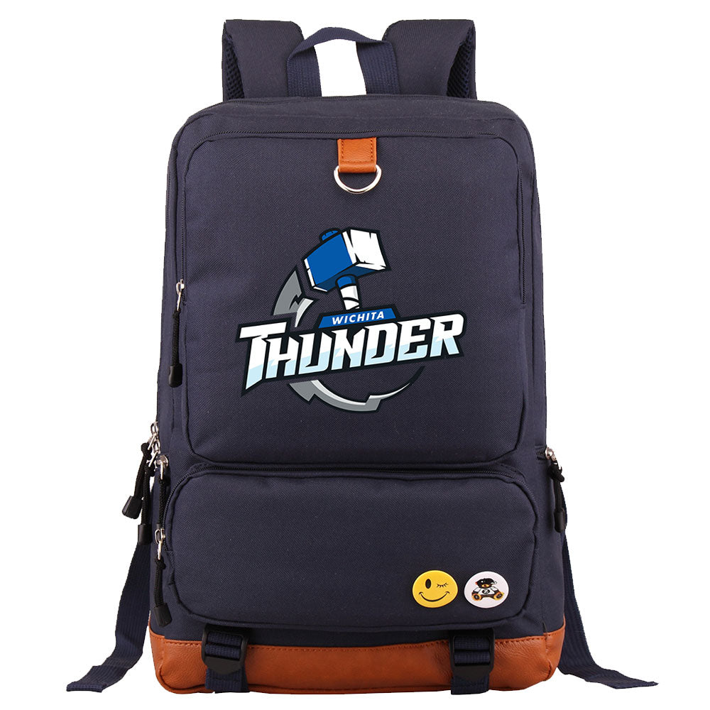 Wichita Thunder Hockey Team Proof Backpack NoteBook Laptop School Bag