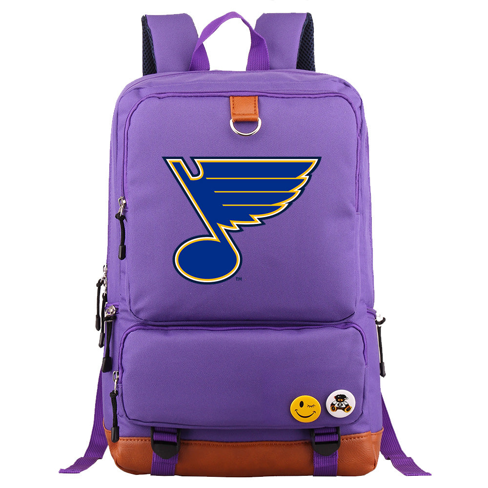 St Louis Blues Hockey Team Proof Backpack NoteBook Laptop School Bag