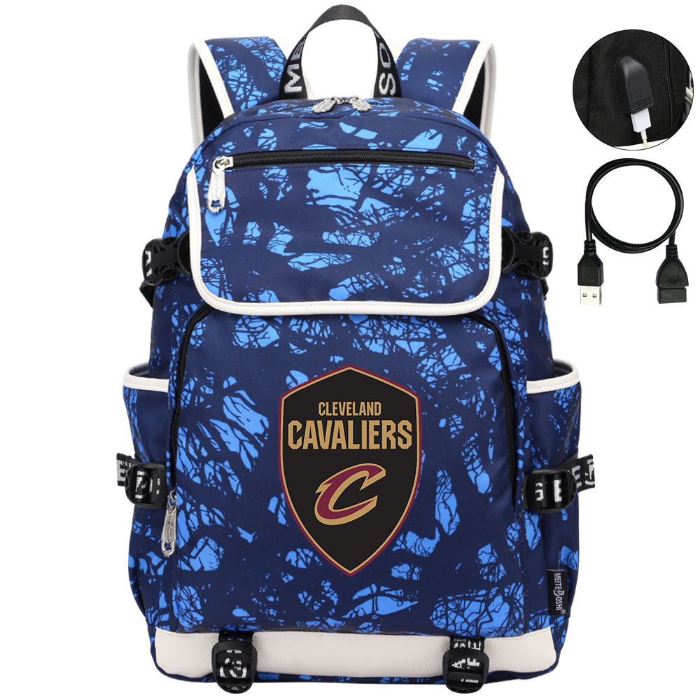 Cleveland Cavaliers Backpack School Notebook Travel Bags