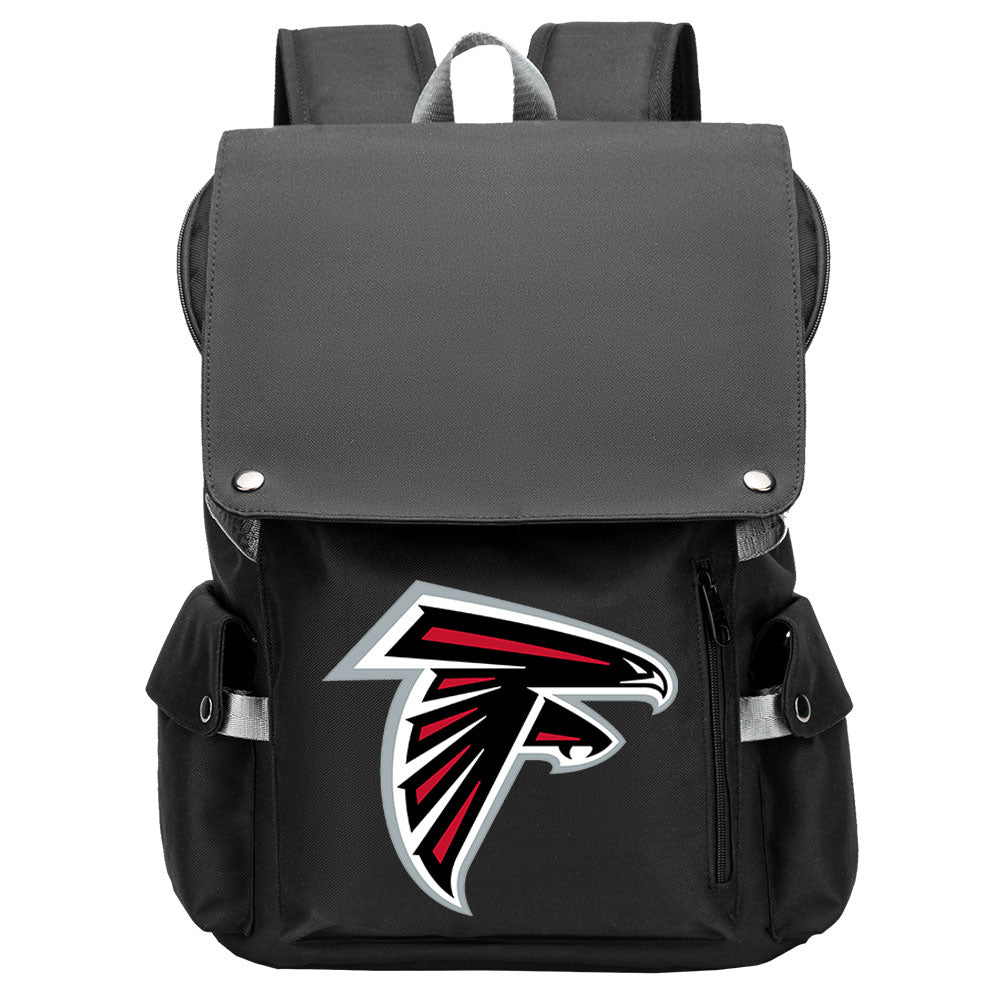 Atlanta Falcons Football Team Rugby Laptop Backpack Oxford School Bag