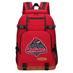 Memphis Redbirds Waterproof Backpack School Notebook Travel Bag
