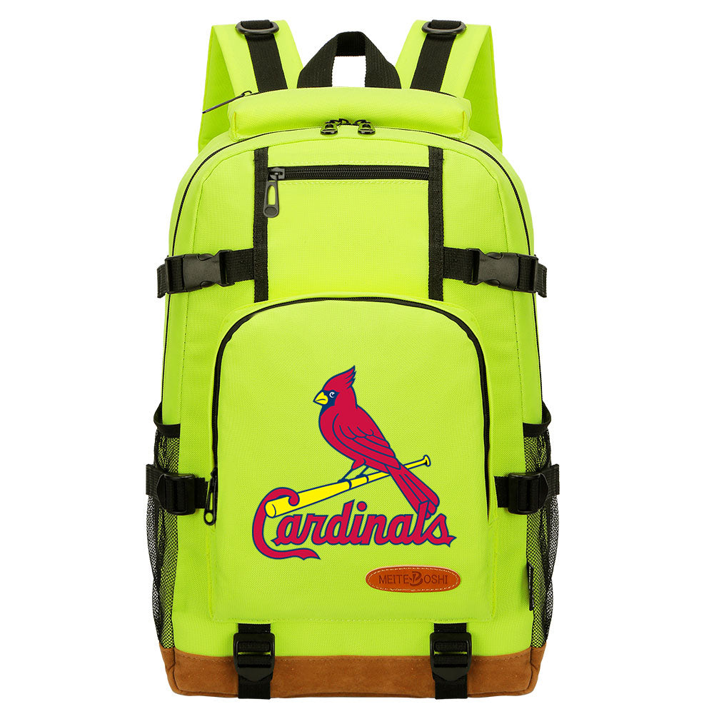 St Louis Cardinals Waterproof Backpack School Notebook Travel Bag