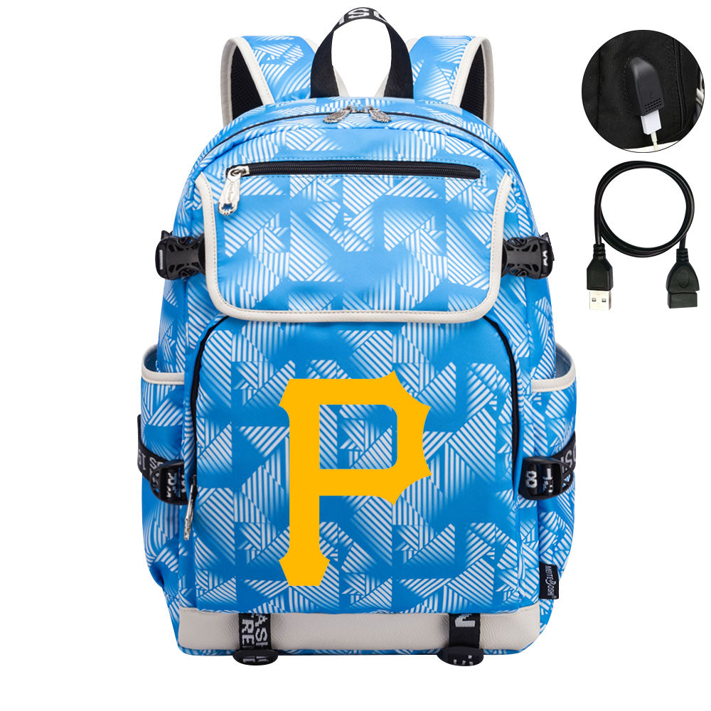 Pittsburgh Pirates Backpack School Notebook Travel Bags
