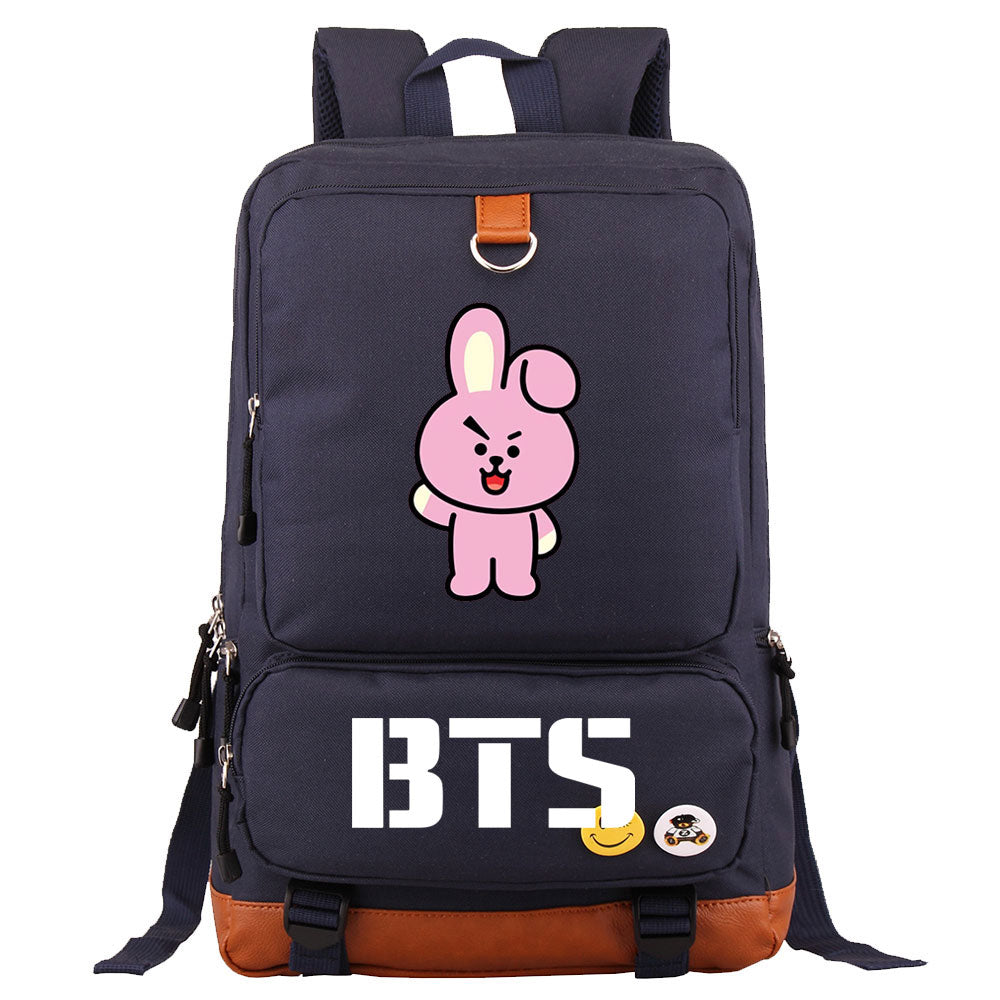BTS Cooky Proof Backpack NoteBook Laptop School Bag
