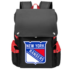 New York Rangers Hockey Team School Backpack Oxford Laptop Bag