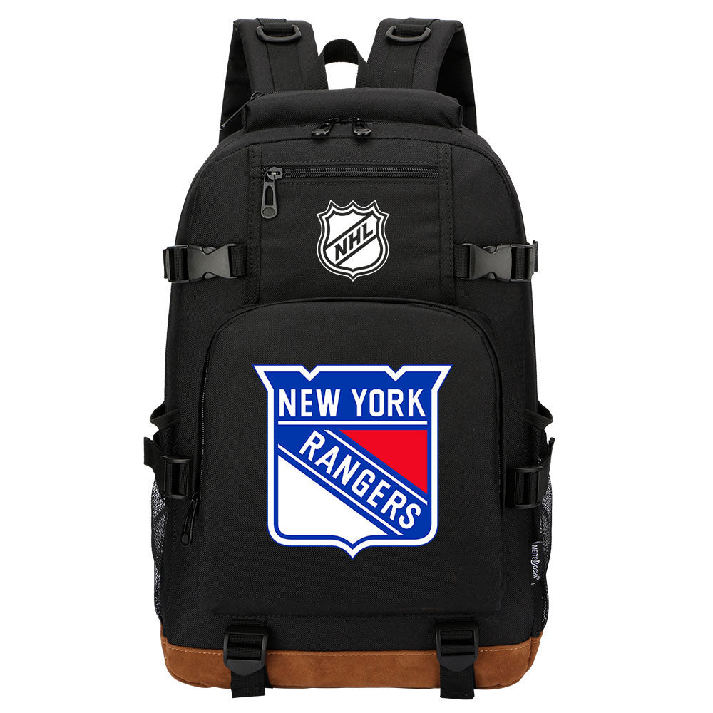 New York Rangers Hockey League  Waterproof Backpack School Notebook Travel Bag