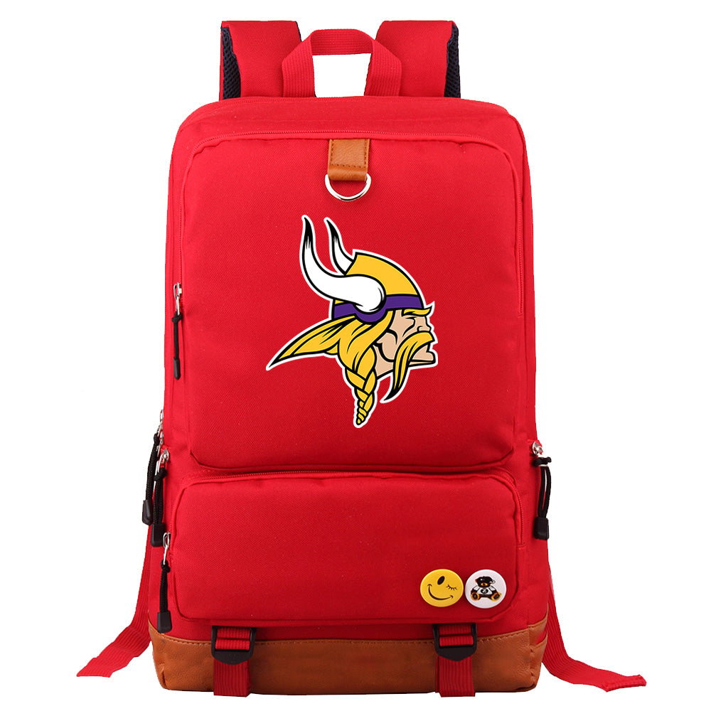 Minnesota Vikings Football Team Rugby Proof Backpack NoteBook Laptop School Bag