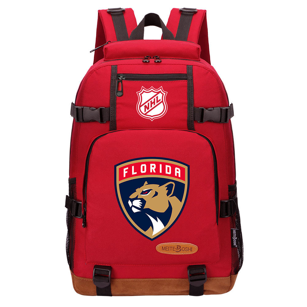 Florida Panthers Hockey League  Waterproof Backpack School Notebook Travel Bag