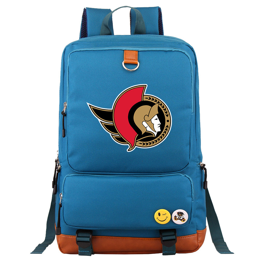 Ottawa Senators Hockey Team Proof Backpack NoteBook Laptop School Bag