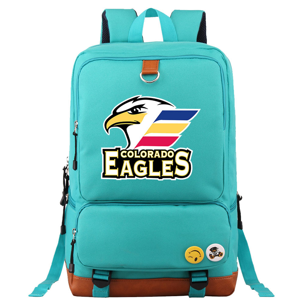 Colorado Eagles Hockey Team Proof Backpack NoteBook Laptop School Bag