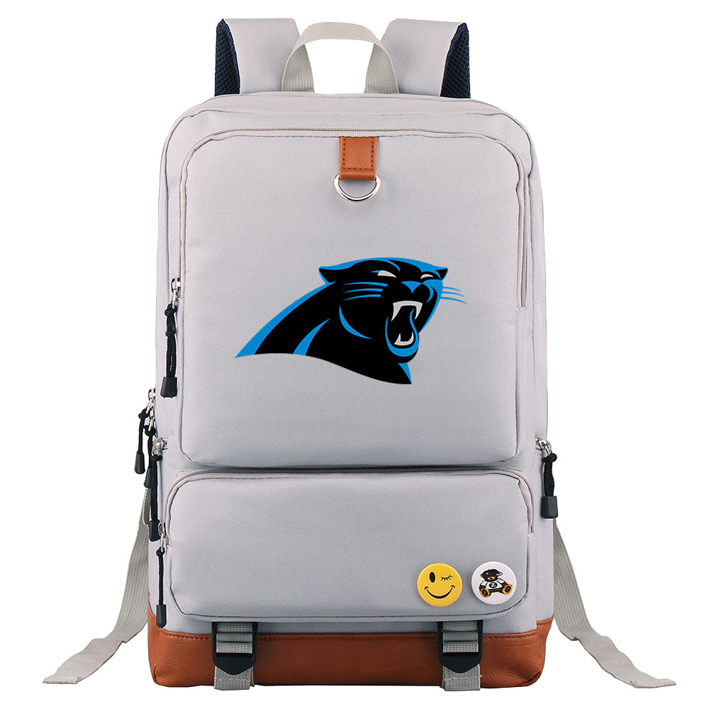 Carolina Panthers Football Team Rugby Proof Backpack NoteBook Laptop School Bag