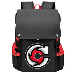 Cincinnati Cyclones Hockey Team School Backpack Oxford Laptop Bag