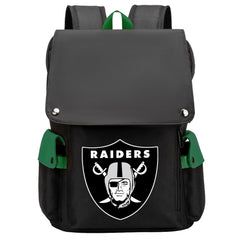 Oakland Raiders Football Team Rugby Laptop Backpack Oxford School Bag