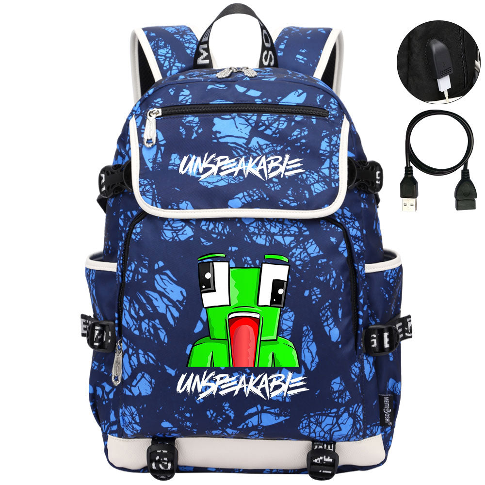Game Unspeakable Backpack School Notebook Travel Bags
