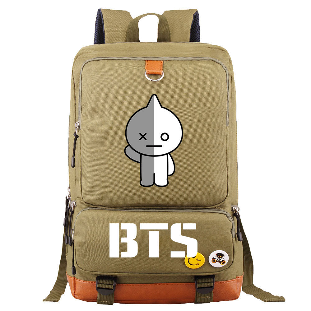 BTS VAN Proof Backpack NoteBook Laptop School Bag