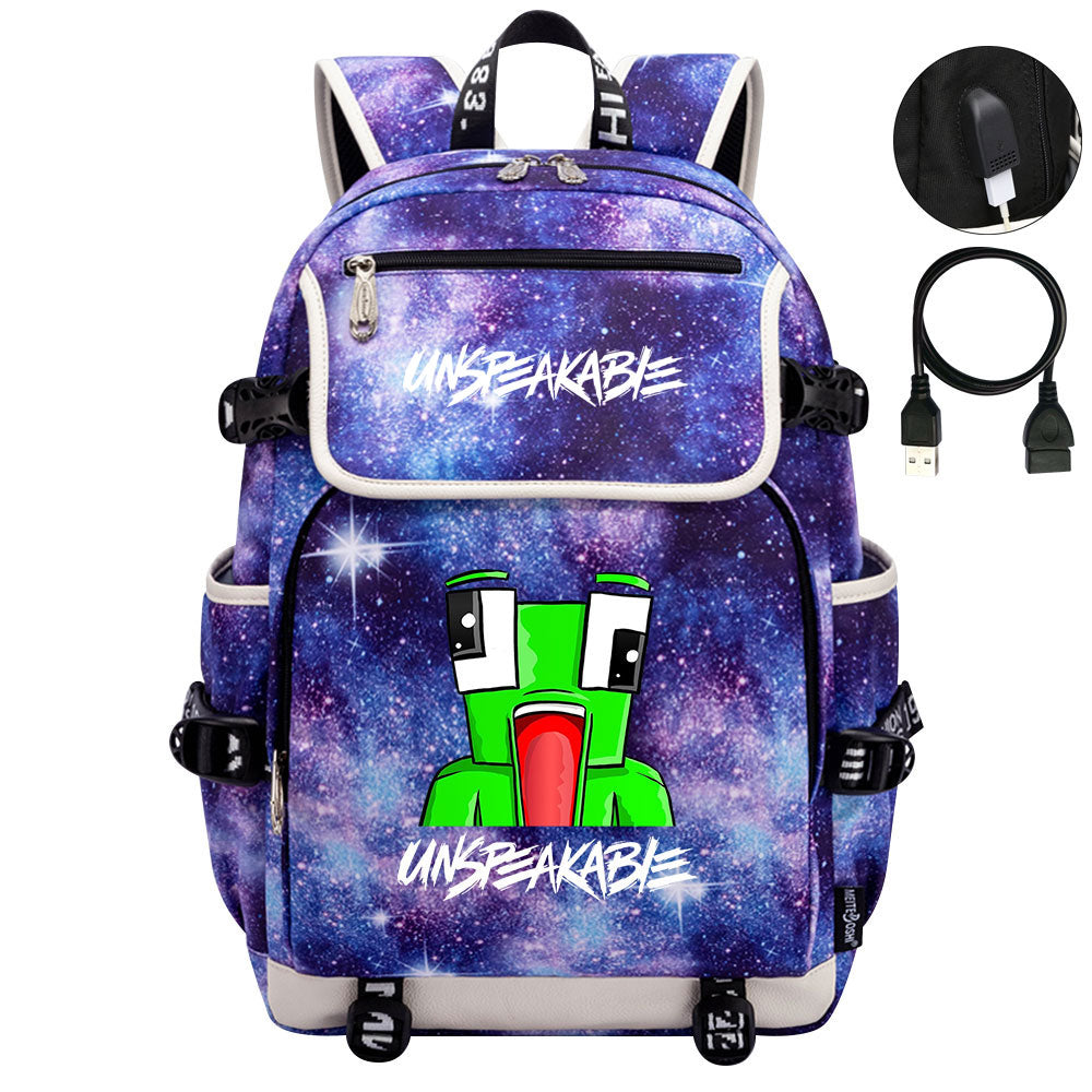 Game Unspeakable Backpack School Notebook Travel Bags