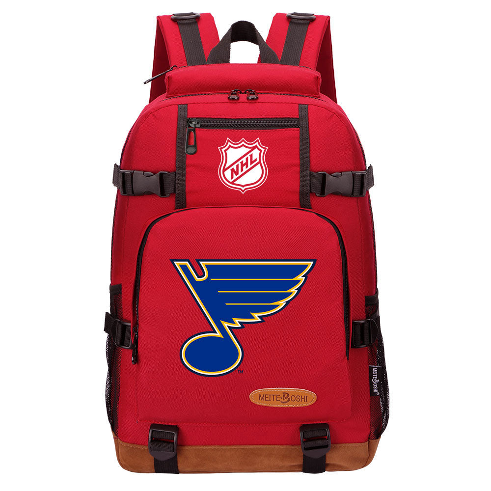 St Louis Blues Hockey League Waterproof Backpack School Notebook Travel Bag