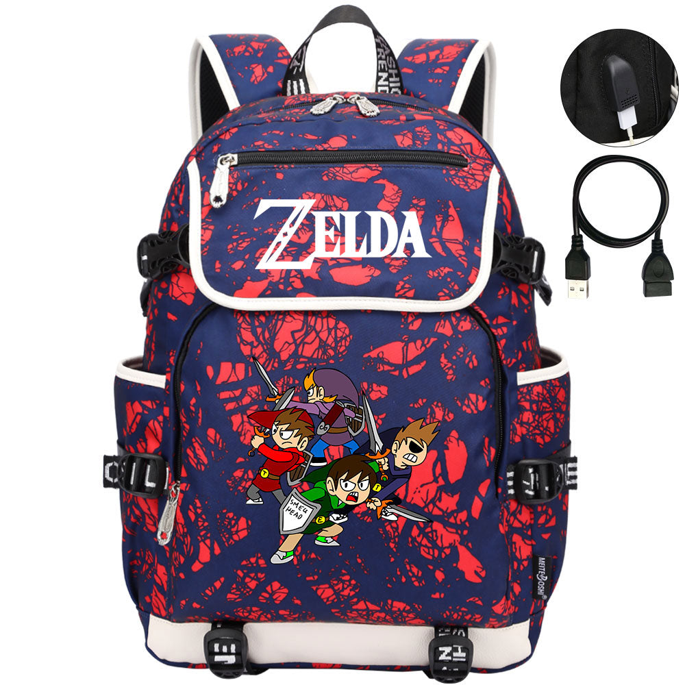 Zelda Backpack School Notebook Travel Bags