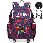 Zelda Backpack School Notebook Travel Bags