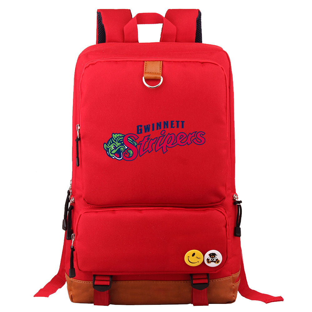 Gwinnett Stripers Water Proof Backpack NoteBook Laptop School Bag
