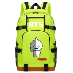 Kpop BTS VAN Waterproof Backpack School Notebook Travel Bag