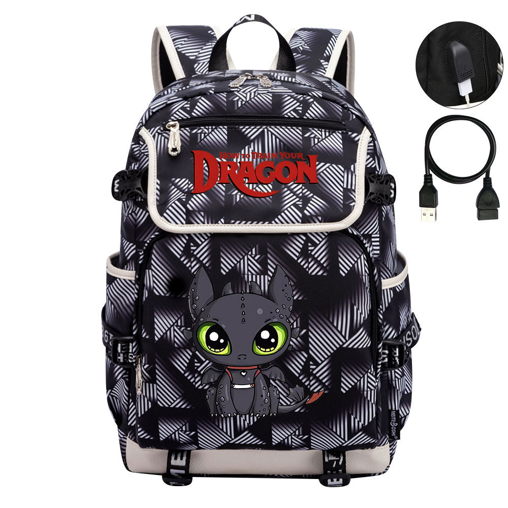 How to Train Your Dragon Backpack School Notebook Travel Bags