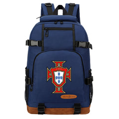 Portugal National Football Team Waterproof Backpack School Notebook Travel Bag