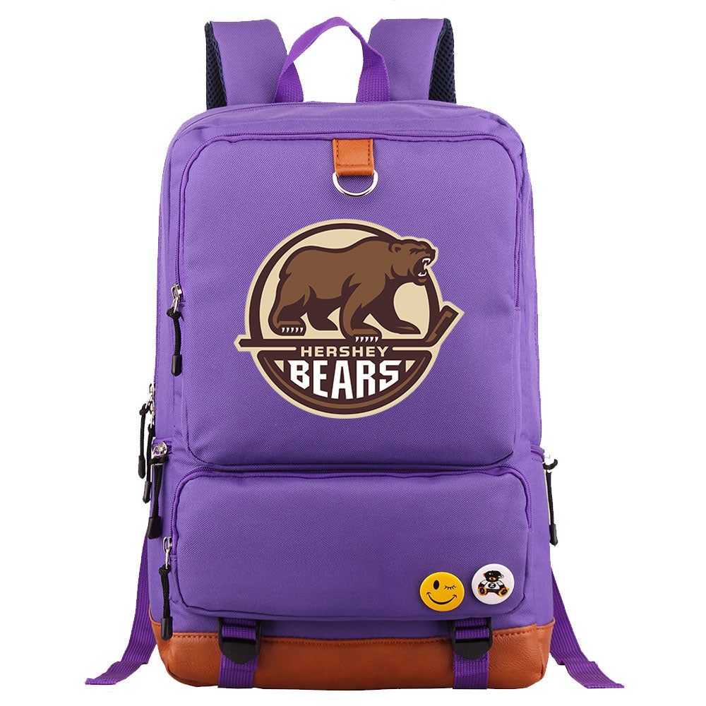 Hershy Bears Hockey Team Proof Backpack NoteBook Laptop School Bag