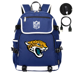 Jacksonville Jaguars Hockey League Backpack School Notebook Travel Bag