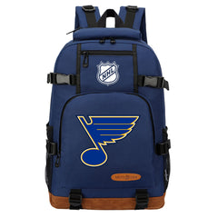 St Louis Blues Hockey League Waterproof Backpack School Notebook Travel Bag