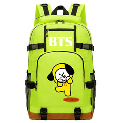 Kpop BTS Jimin Chimmy Waterproof Backpack School Notebook Travel Bag